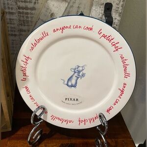Rae Dunn Disney Pixar Ratatouille Plates Set. Serves Four